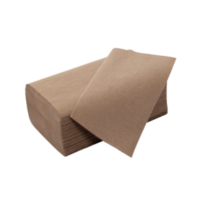 PREMIUM HAN TOWELINTERFOLDED BROWN  150 SHEETS 30 PACKS PER BOX