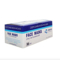 Original Indoplas Facemask 50 pcs per box | 3-ply with Earloop | Disposable Non-Woven Facemask | Hypoallergenic