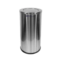 Stainless Steel Trash Bin with Cover